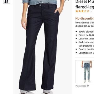NWOT Diesel Flare Leg Jeans